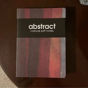 PaperLuxe Abstract Soft Canvas Soft Notes Ribbon Bookmarker Acid-Free Notebook